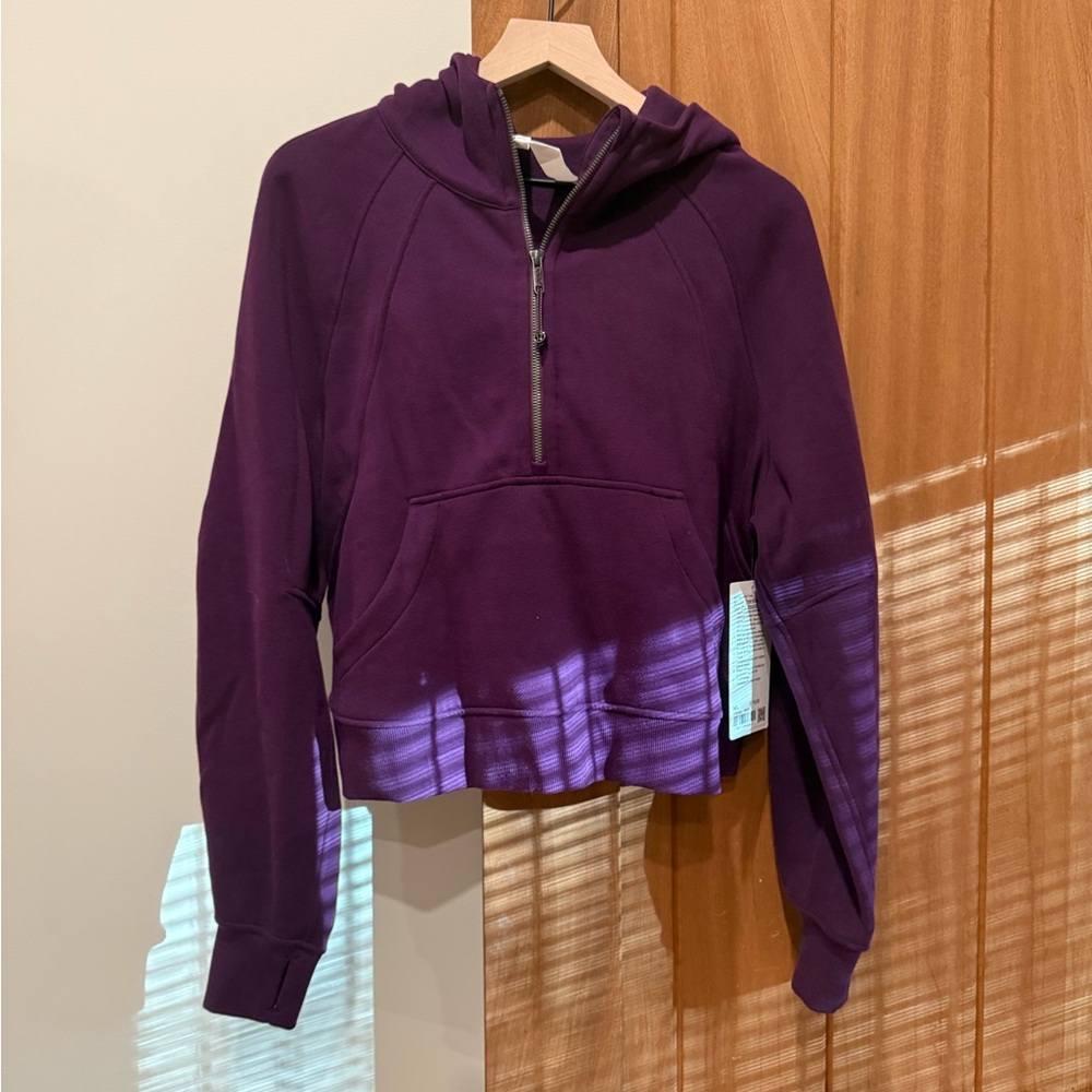 Purple Hooded Sweatshirt